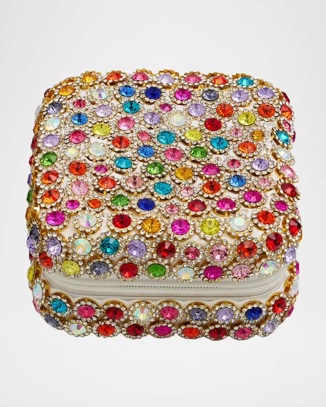 Girl's Rainbow Crystal Jewelry Box